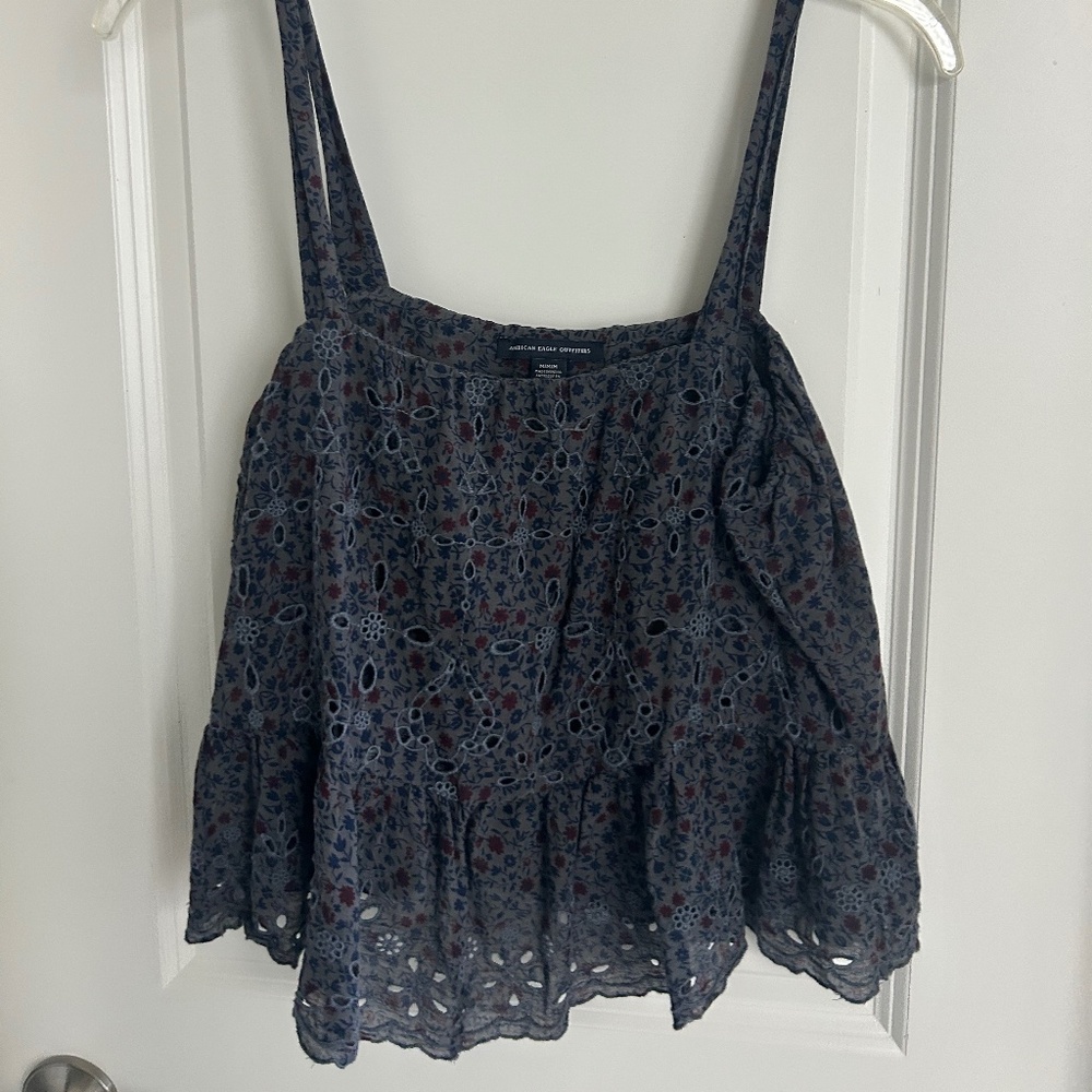 American Eagle Eyelet Blouse